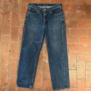 Levi's Men's Blue and Navy Jeans